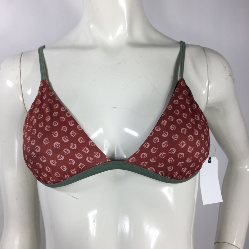 Leith Printed Triangle Bikini Top S - Picture 10 of 10